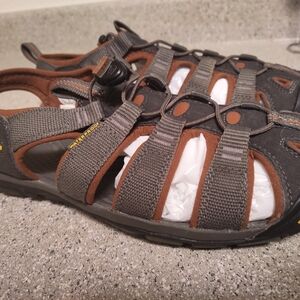 Keen Men's Gray and Brown Sandals